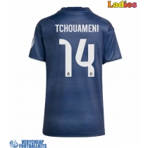 Real Madrid Aurelien Tchouameni #14 Replica Away Shirt Ladies 2025-26 Short Sleeve